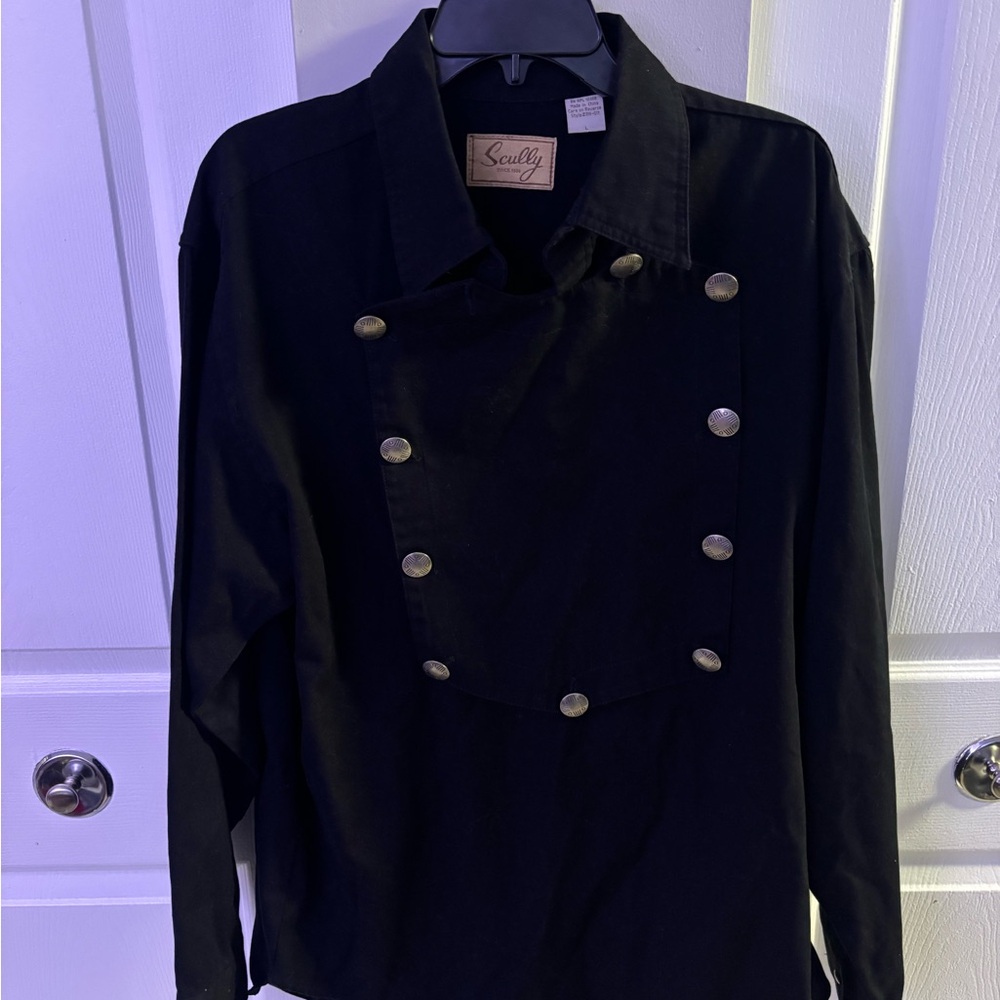 Scully Men’s Black Bib Shirt